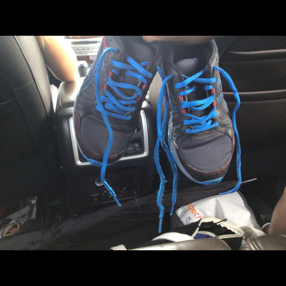 Black blue and red easics